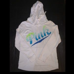 PINK Ombré Lettering Hoodie